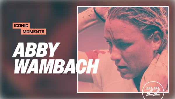 Abby Wambach bleeds red (white and blue)